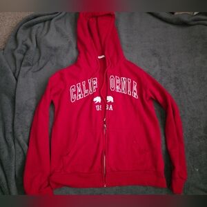 Reflex‎ Juniors Vibrant Red California Hoodie- Medium